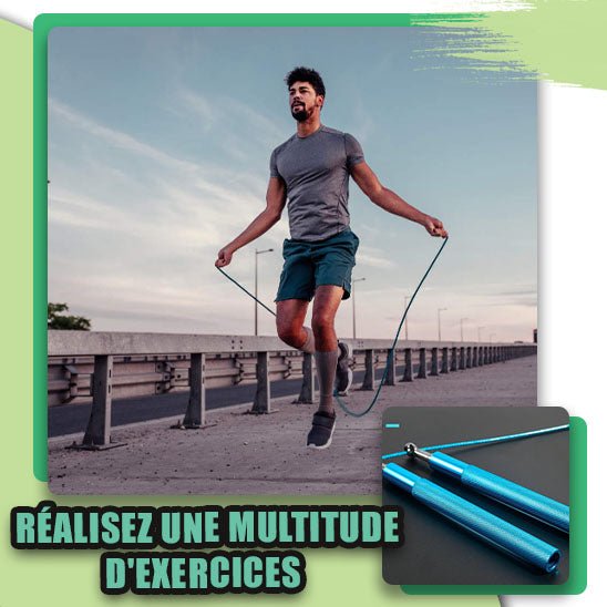 Corde à sauter | AOLIKES ProFit™ - Fitness Chez Moi