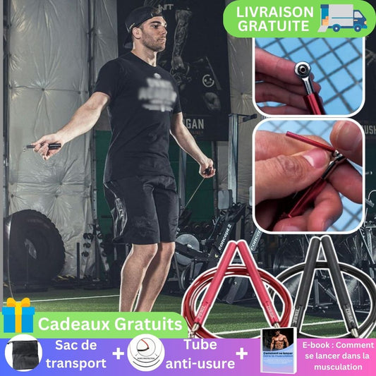 Corde à sauter | AOLIKES ProFit™ - Fitness Chez Moi