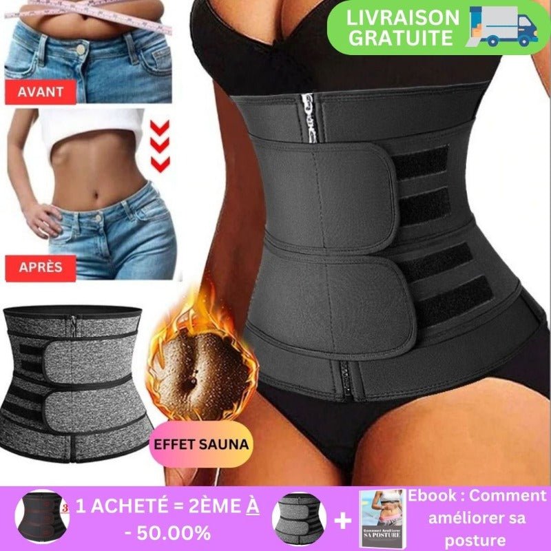 FitShape Pro™ - Ceinture Sculptante pour Femme, Corset Amincissant - Fitness Chez Moi
