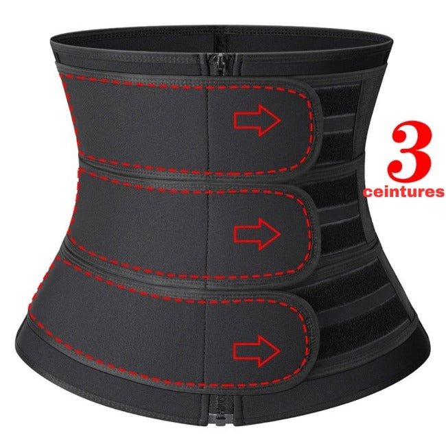 FitShape Pro™ - Ceinture Sculptante pour Femme, Entraînement de la Taille, Corset Amincissant en Néoprène - Fitness Chez Moi